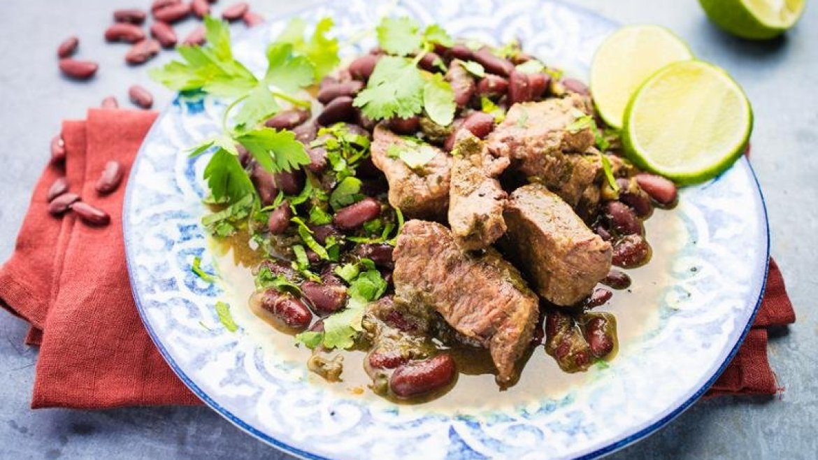 Perzské hovädzie mäso s bylinkami - recept pre Tefal Cook4me+